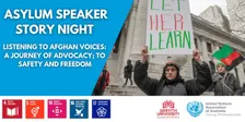 Asylum Speaker Story Night: Listening to Afghan voices