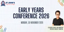 St John's Anglican College Early Years Conference 2026