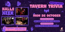 Halloween Tavern Trivia - FREE @FortressMelb