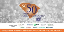 2026 SC 50 Fastest Growing Companies 25th Anniversary Awards