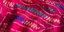 Indian Bandhani Tie and Dye with Manjari