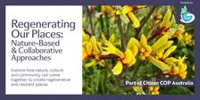 Regenerating Our Places: Nature-Based and Collaborative Approaches Sydney - Citizen COP 2026