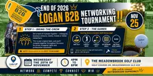 🏆⛳ WHO WILL NETWORK SUPREME?! End of Year Logan B2B Tournament ~ 📍 Link-Up Network