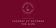 Reading Party Melbourne 27 October @ The Alps (courtyard)