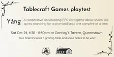 Tabletop Game Playtest - Yáng by Tablecraft Games
