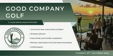 Good Company Golf - October Social