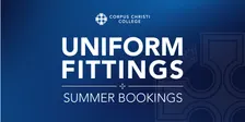 Summer Uniform Fitting - 4th November 2026