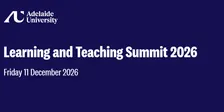 Learning and Teaching Summit 2026