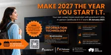 Start Your IT Career in 2027 | In-Person Certificate III in Information Technology