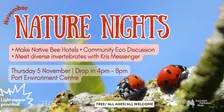 Nature Nights - Beyond Bees and Butterflies
