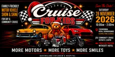 Cruise For Kids 2026 Family-friendly Motor Vehicle Show & Shine and Community Cruise Registration