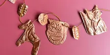 Learn to Make Embossed Tin Ornaments and Garlands