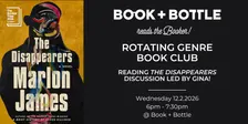 Rotating Genre Book Club – Book + Bottle Reads the Booker!