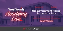 Academy Live! October with Garth Thomas
