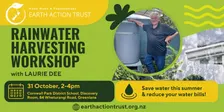 Rainwater Harvesting Workshop - Cornwall Park Eco-Hub