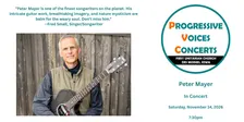 Peter Mayer - presented by Progressive Voices Concerts