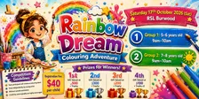 Rainbow Dream Colouring Adventure Competition at Kids Enrichment Expo Oct 2026