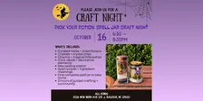 Pick Your Potion: Spell Jar Craft Night