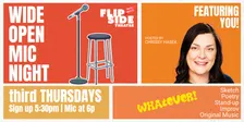 Wide Open Mic with Chrissy Hasek - third Thursdays