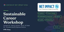 Net Impact SFSU Sustainable Career Workshop