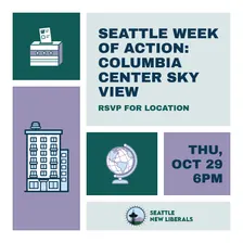 Seattle Week of Action: Columbia Center Sky View
