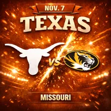 Texas Longhorns vs Missouri Tigers @ Faurot Field at Memorial Stadium, Columbia, Mo