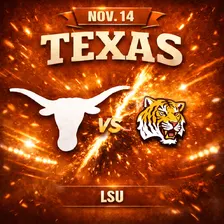 Texas Longhorns vs LSU Tigers @ Tiger Stadium, Baton Rouge, La.
