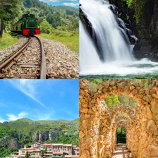 ⛰️🚂💦🍂 ESCAPADA AL PIRINEO CATALÁN : Jardines Artigas + Castellar De N’ Hug