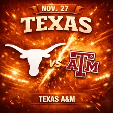 Texas Longhorns vs Texas A&M Aggies @ Kyle Field, College Station, Texas