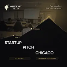 Startup Pitch Events Chicago: 5 Founders on Stage