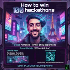How to win 100 hackathons