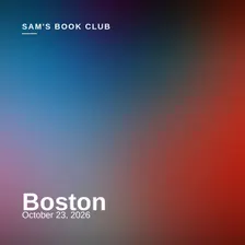Sam's Book Club — BOS Stop