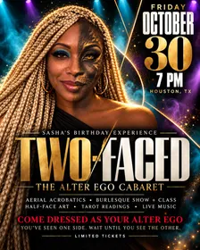 Sasha’s Two-Faced: The Alter Ego Cabaret