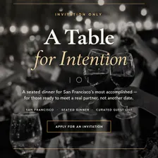 A Table for Intention: A Private Matchmaking Dinner
