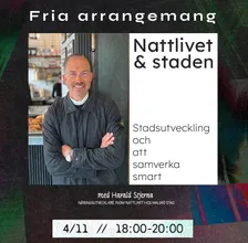 Nattlivet och staden: Stadsutveckling och att samverka smart