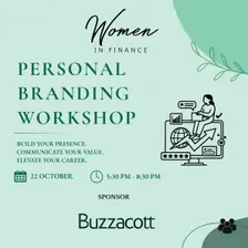 Women in Finance Group: PERSONAL BRANDING WORKSHOP