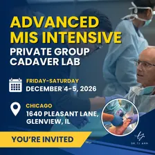 Advanced MIS Intensive Cadaver Lab