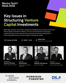 Key Issues in Structuring Venture Capital Investments