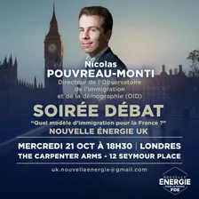 Échange Nouvelle Énergie UK exceptionnel - Nicolas Pouvreau-Monti à Londres