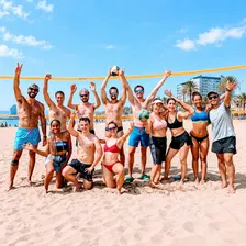 Beach Volley ✦ Net’s Up, Come Play 🏐 Free Play With BCN Globals & Locals