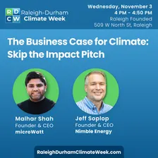 The Business Case for Climate: Skip the Impact Pitch