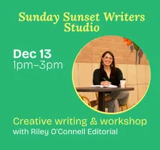 Sunday Sunset Writers Studio: Characterization, dialogue