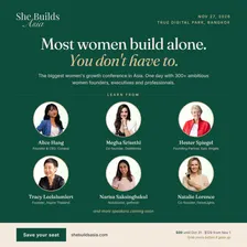 She Builds Asia 2026 | Build. Grow. Glow. | Bangkok