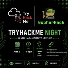 TryHackMe CTF Night at UMN