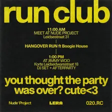 HANGOVER RUN — Nude Project × 020.RC