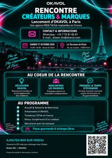 Lancement d’OKAVOL à Paris — 24 octobre 2026