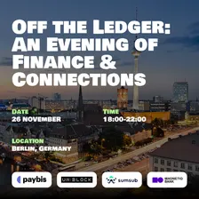 Off the Ledger: An Evening of Finance & Connections
