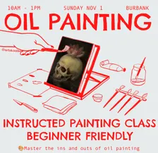 Oil Painting Class - Still Life Skull (Día de los Muertos Themed)