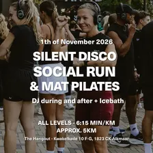 MCC Silent disco Run + Pilates + Games at The Hangout