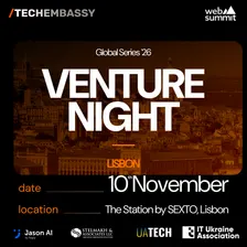 Venture Night@Web Summit Lisbon 2026 – The Ultimate Startup & Investor Experience!